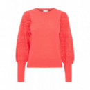 Jerséis y Sudaderas Jersey ICHI Arissi Calypso Coral