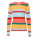 Jerséis y Sudaderas Jersey ICHI Mafa Multicolor