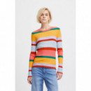 Jerséis y Sudaderas Jersey ICHI Mafa Multicolor