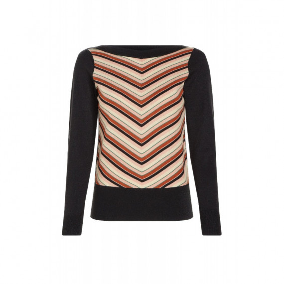 Jerséis y Sudaderas Top KING LOUIE Ivy Lapis Stripe