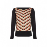 Jerséis y Sudaderas Top KING LOUIE Ivy Lapis Stripe - Guanxe Atlantic Marketplace