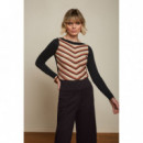 Jerséis y Sudaderas Top KING LOUIE Ivy Lapis Stripe