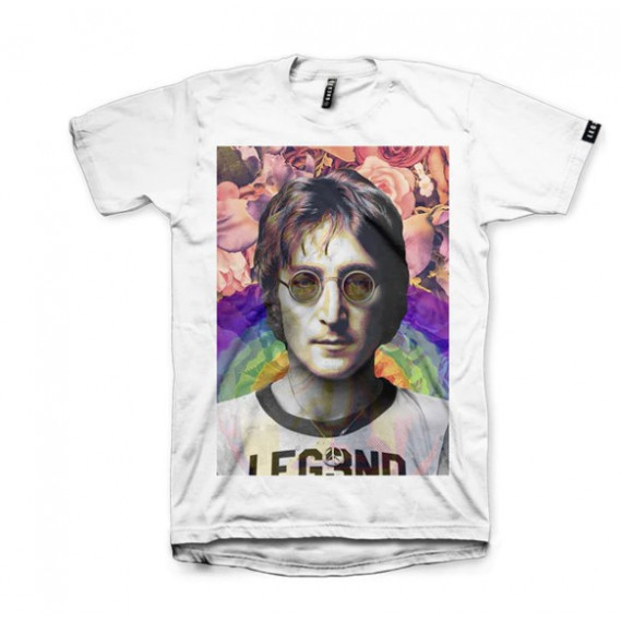 Camiseta LEG3ND Lennon Blanco