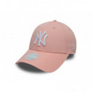 Gorra Oficial New York Yankees Essential Pink Mujer 9FORTY de NEW ERA