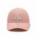 Gorra Oficial New York Yankees Essential Pink Mujer 9FORTY de NEW ERA