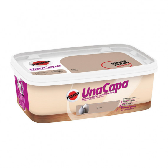 Pintura Titan Paredes y Techos Mate una Capa Malva 6360 2,5 Litros