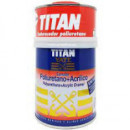 Pintura Titan Yate Marino Esmalte Poliuretano + Acrilico Azul Oscuro Brillante 5842 750ML