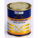 Pintura Titan Yate Marino Esmalte Uretanado Negro Brillante 4101 750 Ml