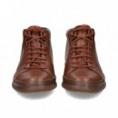BOTIN CORDON PIEL MARRON