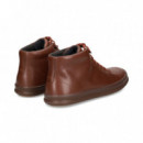 BOTIN CORDON PIEL MARRON