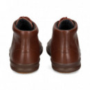 BOTIN CORDON PIEL MARRON