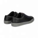 Deportivo Cordon Elastico Piel Negro  CAMPER