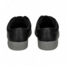 Deportivo Cordon Elastico Piel Negro  CAMPER