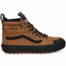 Banda Negro Botin ante Cuero  VANS