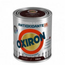 Pintura Titan Oxirón Esmalte Ecológico Al Agua Liso Efecto Forja Marrón 4205  750 Ml