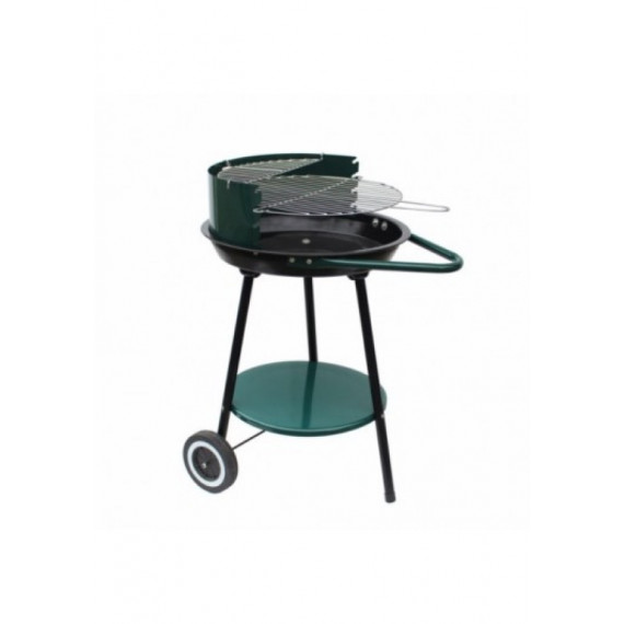 Barbacoa Carbon 46CM Metal con Ruedas Natuur