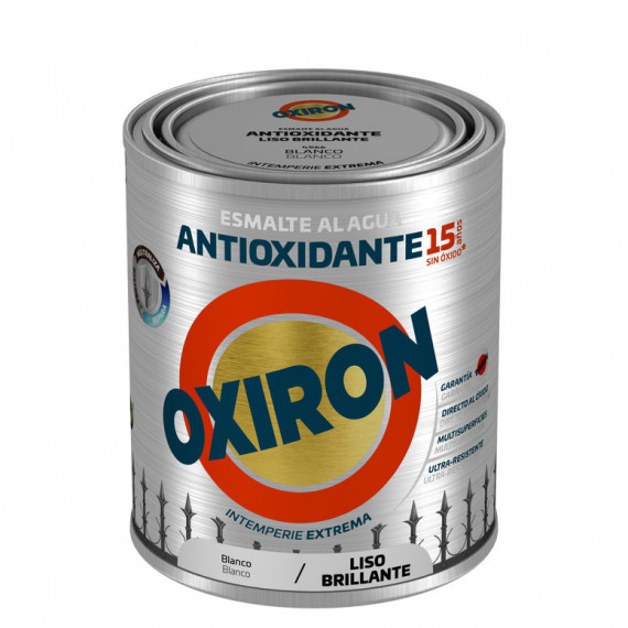 Pintura Titan Oxirón Esmalte Ecológico Al Agua Liso Brillante Blanco 4566  250 Ml
