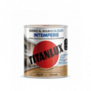 Barniz Titan Intemperie Al Agua Satinado Incoloro 1000  1 Litro