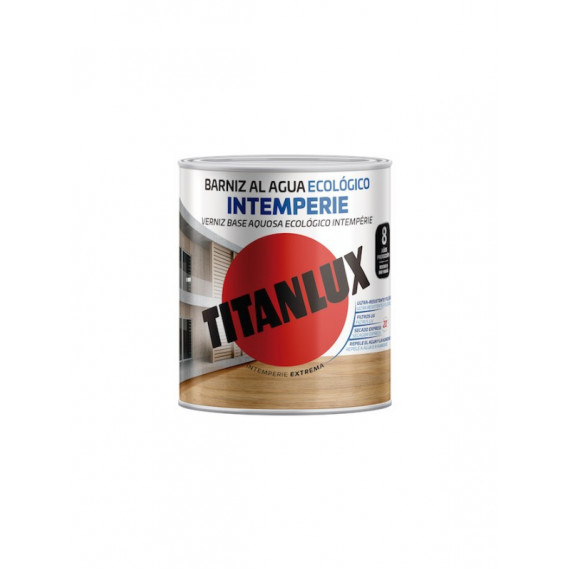 Barniz Titan Sintético Intemperie Brillante Incoloro 750 Ml