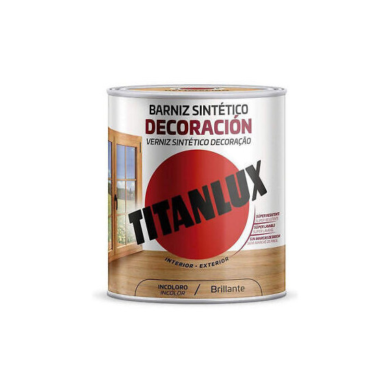 Barniz Titan Tinte Sintético Brillante Cerezo 1005  375 Ml