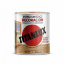 Barniz Titan Sintético Decoración Brillante Caoba 1004  250 Ml