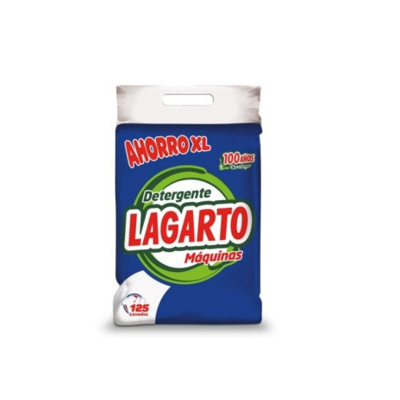 Detergente Lagarto Polvo Lavadora Saco 10 Kilos
