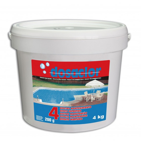 Cloro 4 Acciones Tabletas 200GR 4KG