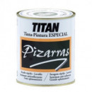 Pintura Titan Pizarra Negro 1801  750 Ml