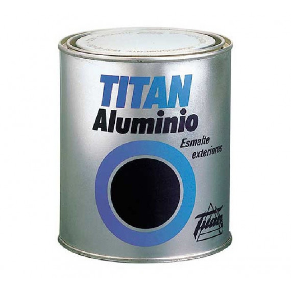 Pintura Titan Aluminio Esmalte Exterior  375 Ml