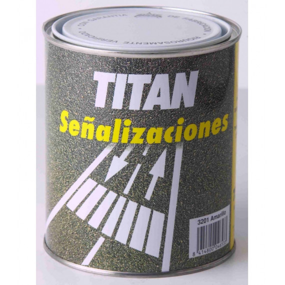 Pintura Titan Señalizaciones Blanco 3200  4 Litros