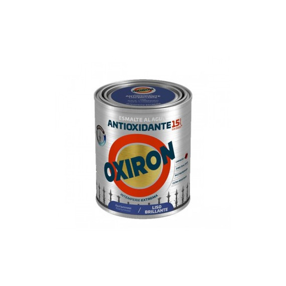 Pintura Titan Oxirón Ecológica Al Agua Liso Brillante Azul Luminoso 4539  750 Ml