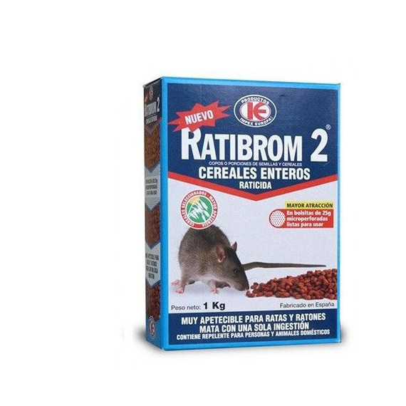 Raticida Ratibrom 2  Cereales  1 Kilo 730906