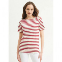 Camisetas Hombre Camiseta Unisex SAINT JAMES Levant Modern Coop Ecru Persan