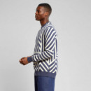 Jerséis y Sudaderas Jersey DEDICATED Mora Mountain Line Ombre Blue