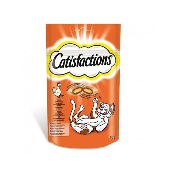 Catisfactions Gato Snack Pollo 60 Gr  MARS