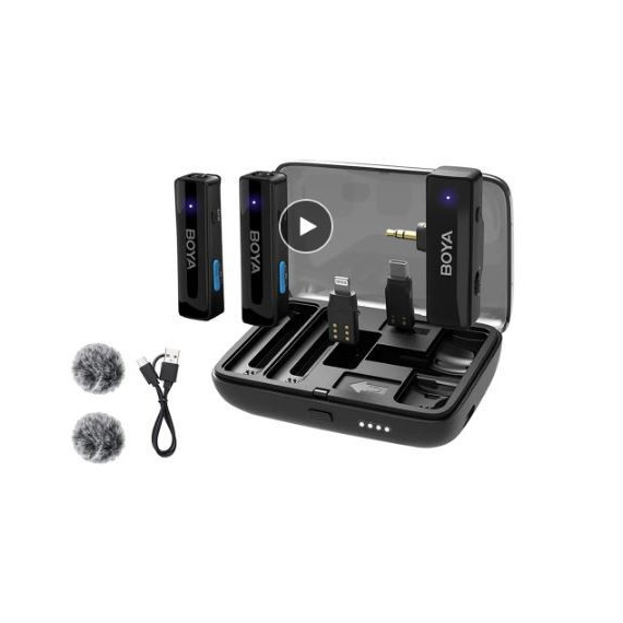 Sistema de Microfono BOYA Link Inalambrico Todo en Uno