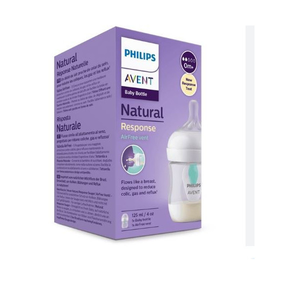 AVENT Biberon Anti-colic Natural Response Air Free + 0 Meses 125 Ml