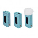 Micrófono Inalámbrico BOYA BY-XM6-K2  de 2,4 Ghz (1XRX y 2XTX) con Estuche de Carga Azul