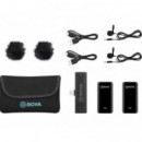 Micrófono Inalambrico de Doble Canal Ultracompacto con Conexion Ios BY-XM6-S4  BOYA