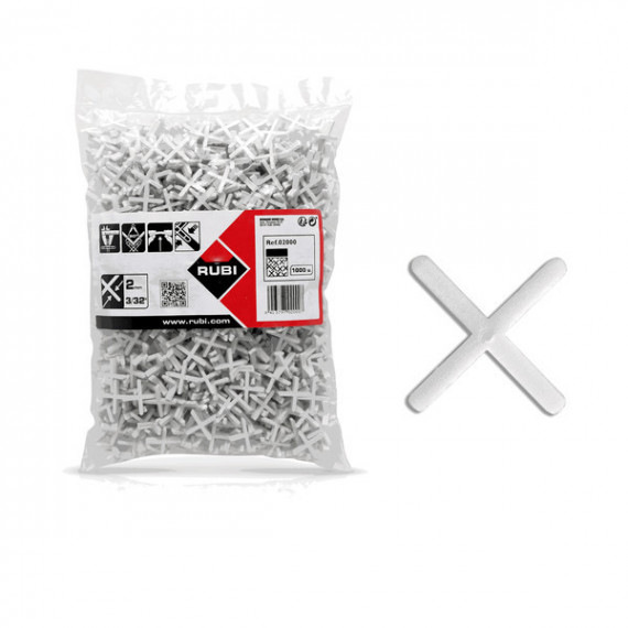 Cruceta Rubí 2 Mm Bolsa 1000 Unidades