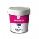 Pintura Titan Plástica Picados Mate Blanco A7  15 Litros