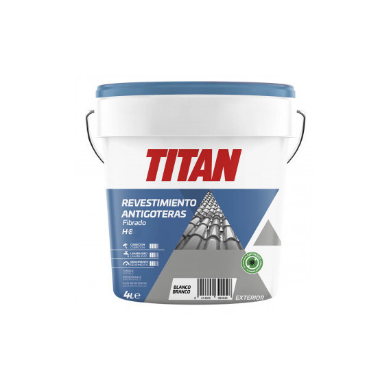 Pintura Titan Revestimiento Antigoteras Incolora H30  4 Litros