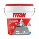 Pintura Titan Fachada Mate Exterior Interior F4 Blanco 1 Litro