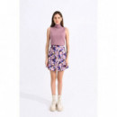 Falda MOLLY BRACKEN Corta con Estampado Floral