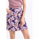 Falda MOLLY BRACKEN Corta con Estampado Floral