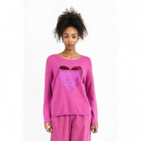 Jerséis y Sudaderas Jersey MOLLY BRACKEN de Manga Larga con Corazón