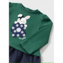 Vestido Combinado Tul Bebé MAYORAL