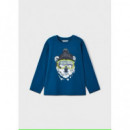 Camiseta M/l Lenticular Oso MAYORAL