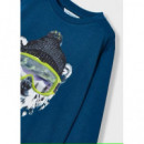 Camiseta M/l Lenticular Oso MAYORAL