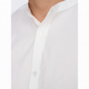 Camisa Only&Sons blanca cuello mao